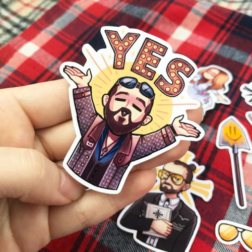I did it! ＼( ◕ ▽ ◕ )／ Far Cry 5 stickers (+ 2 pocket calendars) are now available in my Tictail shop