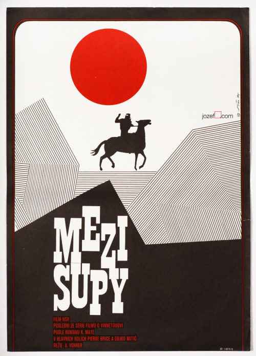 jozefsquare:  Vintage poster for German movie based on Karl May’s novel. title: Frontier Hellc