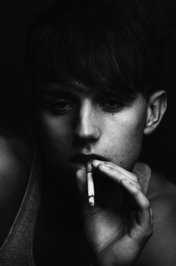 smokers, men, fetish in b/w