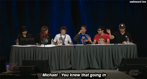 awkward-lee:  PAX EAST 2014: Rooster Teeth (x) 