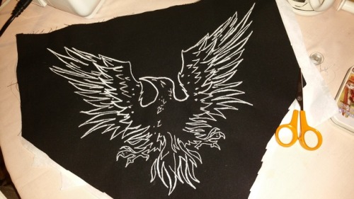 This is the largest back patch I&rsquo;ve ever made! Patches seem to be my new thing this year! 