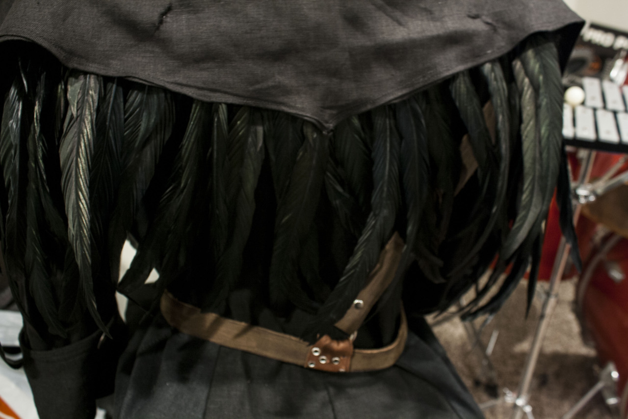 boydra:  Eileen the Crow (Bloodborne) cosplay progress. Linen, completely from scratch,