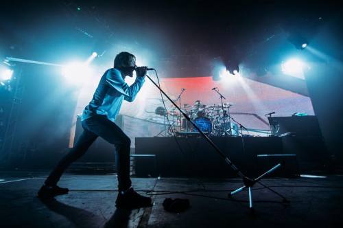 @roureynolds of @entershikariofficial in Manchester, UK #entershikari #manchester (at Manchester, Un