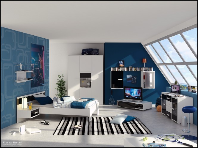 Teenage boys room design ideas