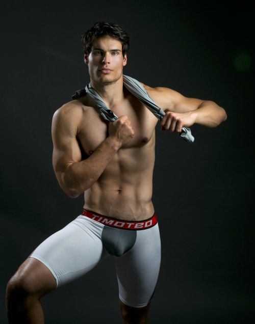 studiotimoteo:  Matt wearing the New Aero-Flo Compression Short / Active Underwear  Photo by Tom Cullis