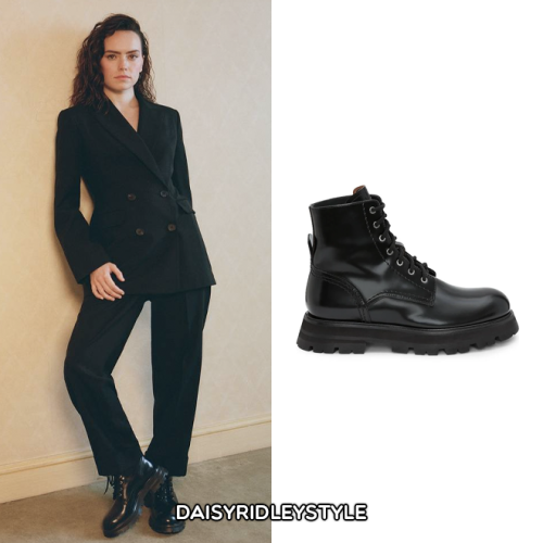 Who What Wear | February 2021Alexander McQueen Wander Leather Combat Boots - $990