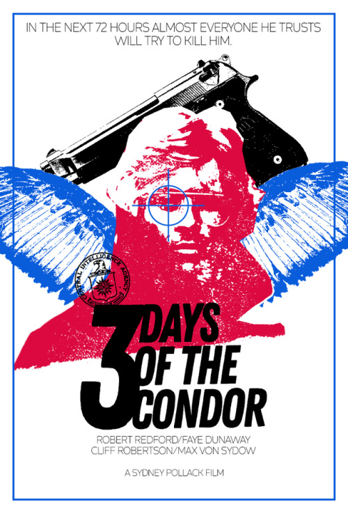 THREE DAYS OF THE CONDOR dir. Sydney Pollack design: DRW.mov/Drew Phillips