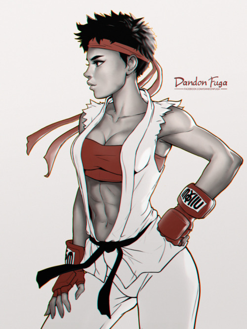 Female Ryu :PPATREON &lt;- NSFW, Video processes, PSDs, Hi-Rez Files etc.