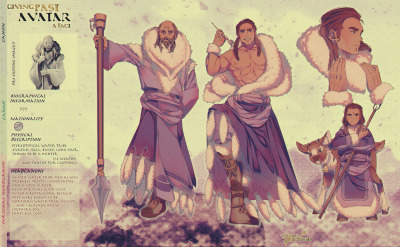 failingradish:3/??? Redrawing past Avatar silhouettes