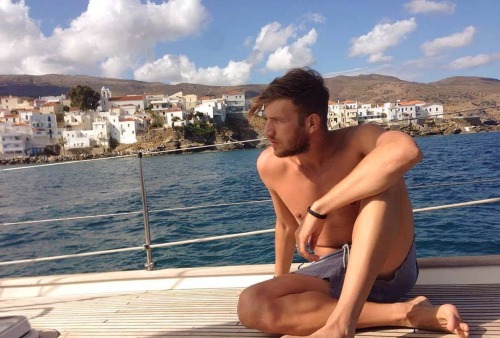 Greek actor Dimitris Papas’ feet