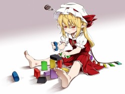 flandre scarlet (touhou) drawn by asu tora