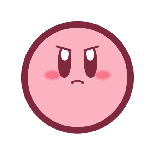 thevideogameartarchive:Artwork of Kirby from ‘Kirby’s Canvas Curse’ on the Nintendo DS.