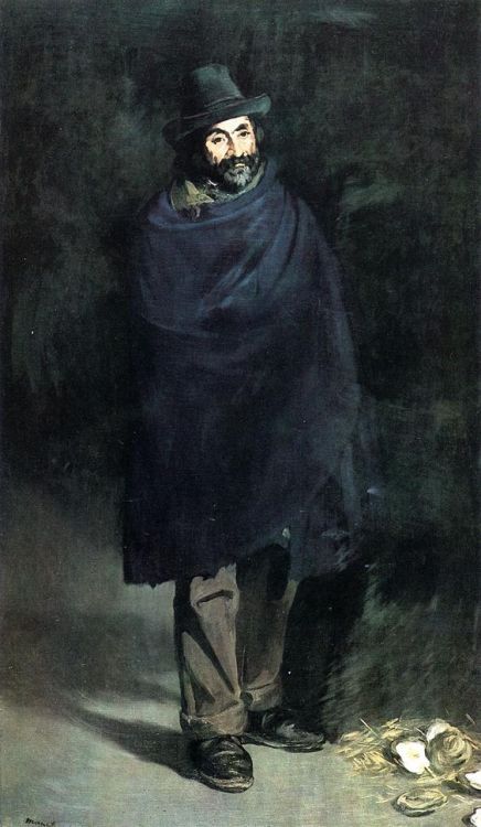 ‘The Philosopher, (Beggar with Oysters)’ painted in 1867 by French painter Edouard Manet (1832-83). 