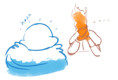 sansybones:  iscoppie:  come on Grillby, be game   oh my gosh*lies down*That’s maybe the best drawn piece of cake I’ve ever seen????? 