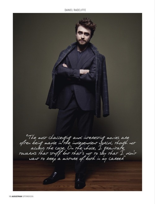 Daniel Radcliffe by Karl Simone for August Man Malaysia September Issue 2016