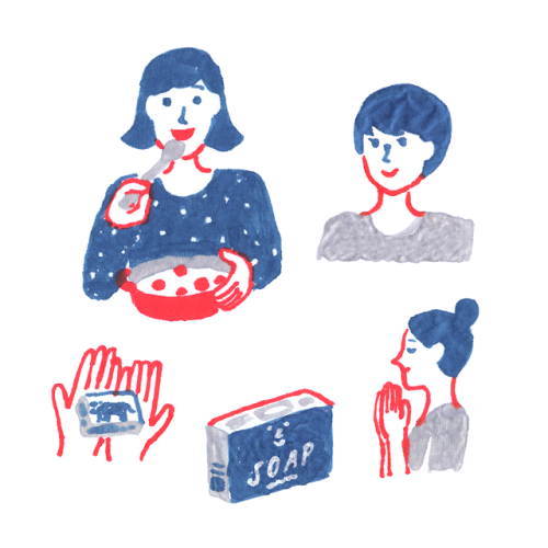 kzmrs:drawings by Risa Kazama