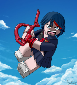 avastindy: “Don’t Lose Your Way!”Ryuko Matoi from Trigger’s “Kill La Kill” as a Lego! ~Avastindy 