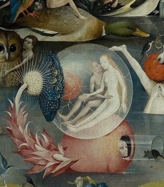 cafeinevitable:  The Garden of Earthly Delights  c.1500 by Hieronymous Bosch (via templeofapelles)