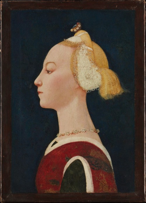 met-european-paintings: Portrait of a Woman by Master of the Castello Nativity, European PaintingsMe