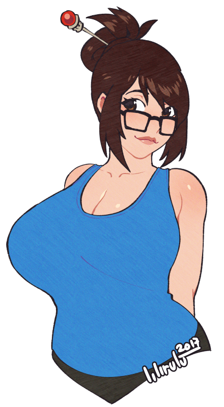 lilirulu: Commission from Luminous Merc of Mei from Overwatch  Made with Manga Studio