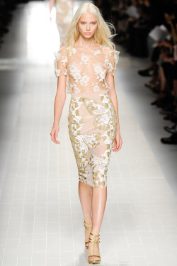 vogue-is-viral:  Sasha Luss for Blumarine Spring/Summer 2014