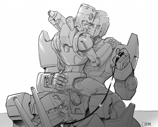 robo-hunter-chaim:Perceptor X Quark X Brainstorm- everyone was good today - There