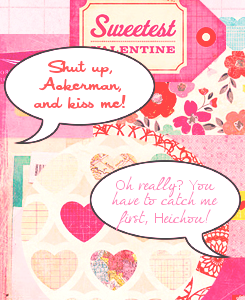 becauseoppositesattract:  [RivaMika Week Day 6] Valentines Day | ♣ 