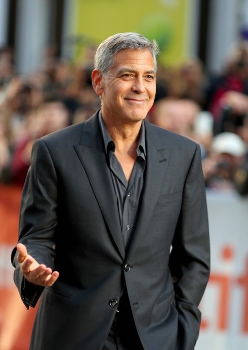 George Clooney at the Toronto International Film Festival, presenting “Suburbicon”