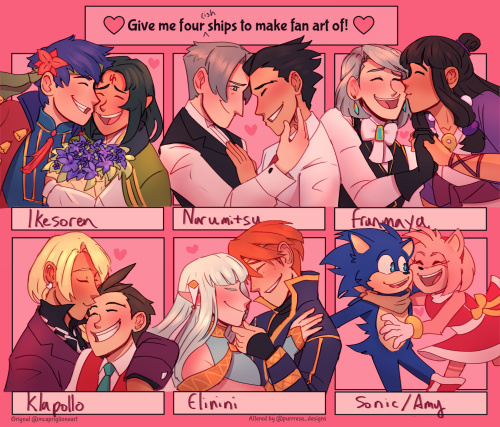 I did a four six ships drawing challenge! big thanks to everyone who requested over on twitter <3