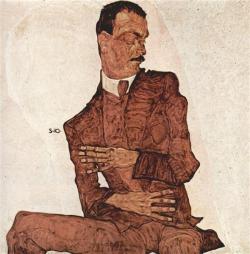 egonschiele-art:    Arthur Roessler (1910)    Egon Schiele  