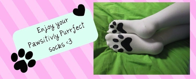 dptt:  sockdreams:  kiwi-storm:  ❤✧✦ D.I.Y. Paw Socks ✦✧❤Beclaws who wouldn’t