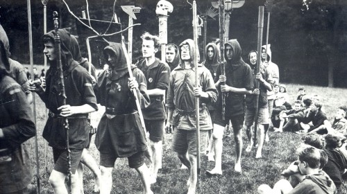 Kibbo Kift Kindred members at camp, 1928, Courtesy of Judge Smith, Kibbo Kift Foundation, © Kibbo Ki
