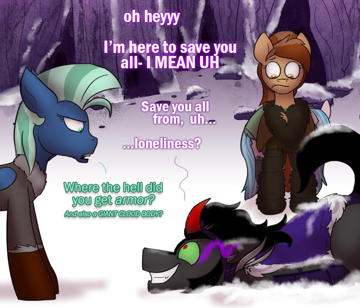 ask-king-sombra:  DUN DUN DUN  @^&amp;*$TWSDE