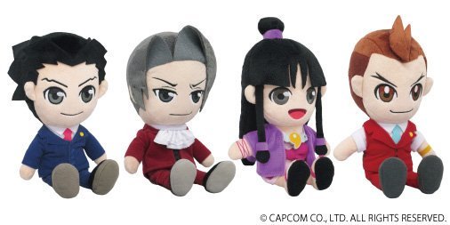 ramzaes: in case you havent heard the news, there are official plushes for Ace Attorney!And