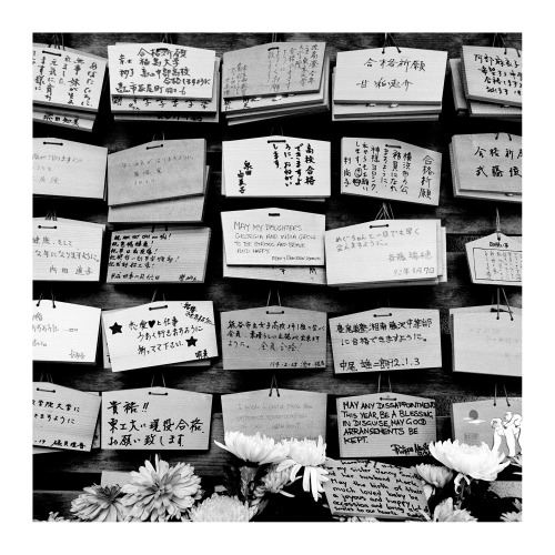 A prayer left at a temple in Kyoto ‘May my daughters 
Georgia...