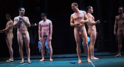 nakedmalecelebs1:David Eigenberg  , Daniel Sunjata AND Frederick WellerIN Take Me Out (play)b