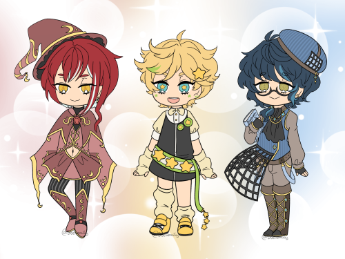 I designed a few fun &ldquo;magical&rdquo; outfits for some enstars characters! It&rsquo;s mostly fo