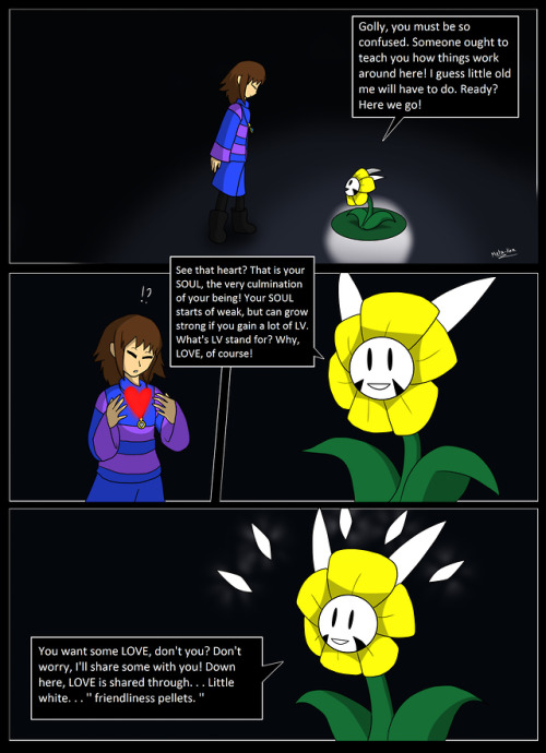 metakazkz: New pages for today and enter abysstale Flowey.PreviousNext Abysstale Frisk and Flowey (m