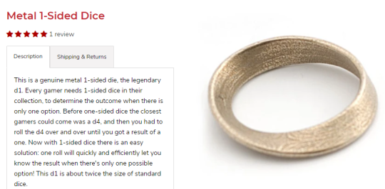wufflesvetinari:  please read the description for awesomedice.com’s 1-sided die