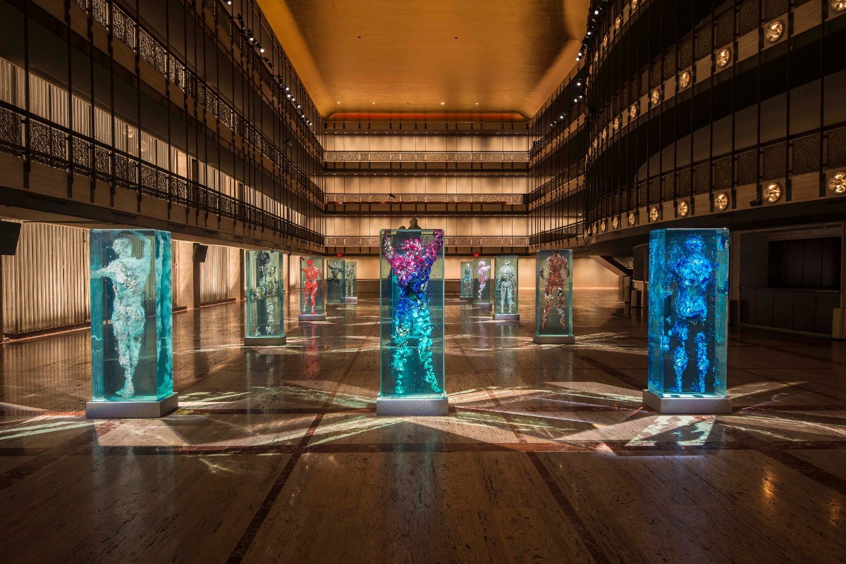 staceythinx:  Dustin Yellin’s installation for The New York City Ballet at Lincoln