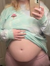 ffabellylover:Bonus pics! I literally cannot believe how big my gut looks in this shirt. It was loose on me in October. 