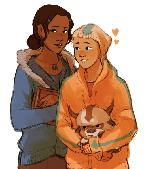 korraquality:bevsi:modern au gaang doodles + bonus dangerous ladiesI LOVE THIS SO MUCH