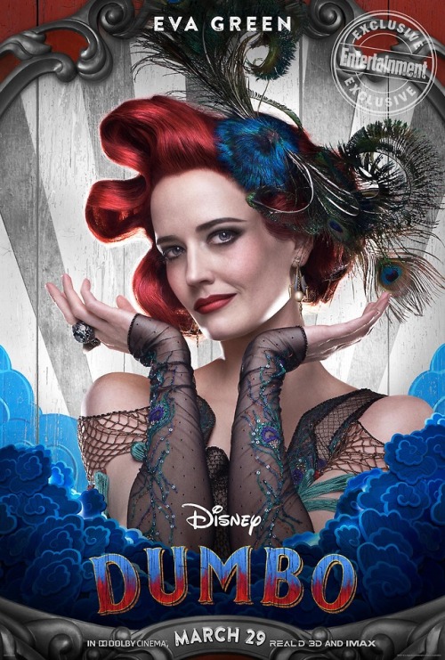 Eva Green, character poster for Dumbo (2019). (click the image for HQ photo.)
