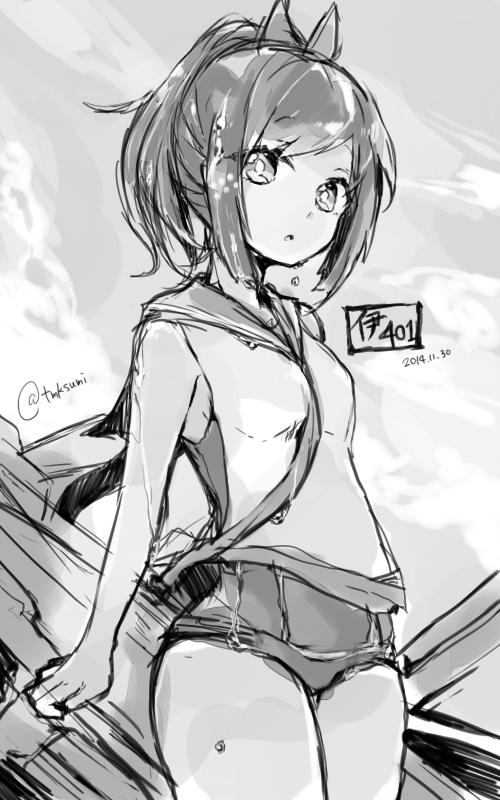 because-japan:  Charm Point Identified:  I-401’s tanlines.  aka_sak4, haya_kewi,