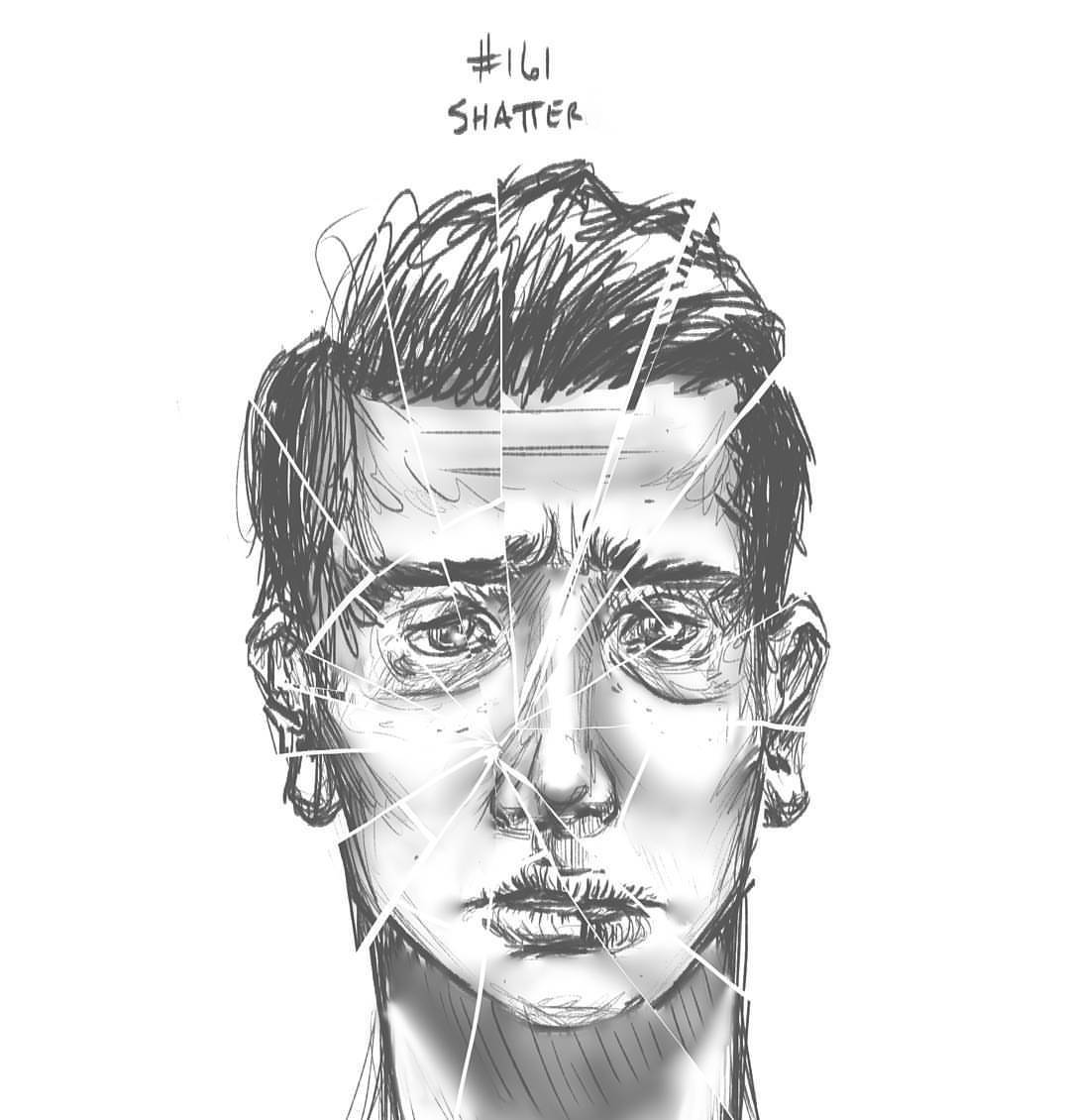 Bust With Broken Nose : r/drawing