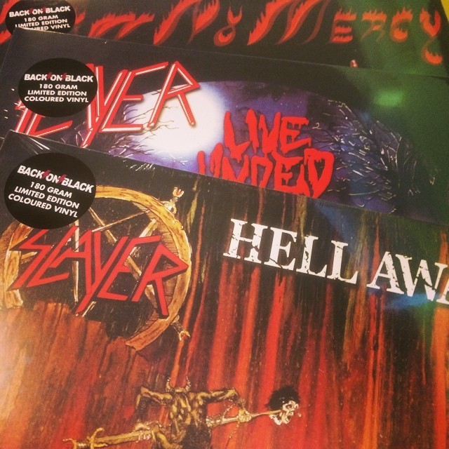 radio-active-records:  Heat up your Friday with the Back On Black Slayer reissues.