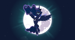 epicbroniestime:  Luna and The Moon by ~slo-momo