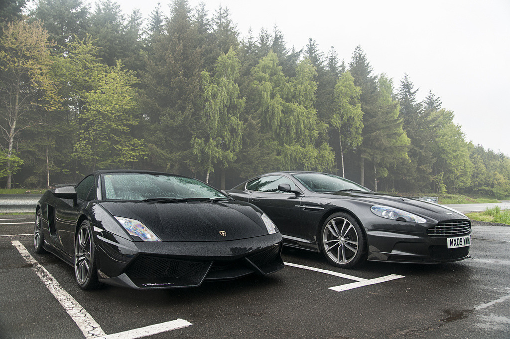 automotivated:  Lamborghini Gallardo LP570-4 Spyder Performante &amp; Aston Martin