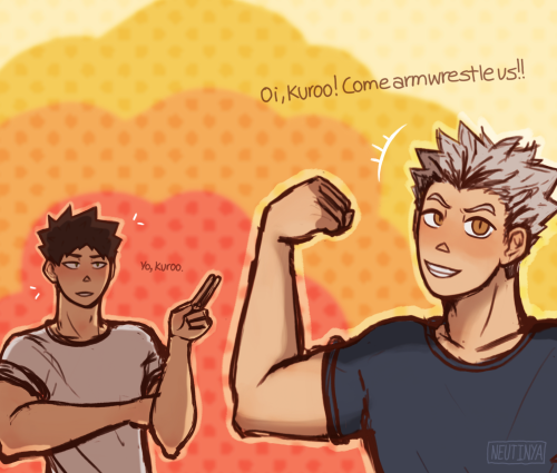 Iwa Going To Karasuno Means He Goes For The Nekoma Training Camp And Meets Kuroo And Bokuto As Well As