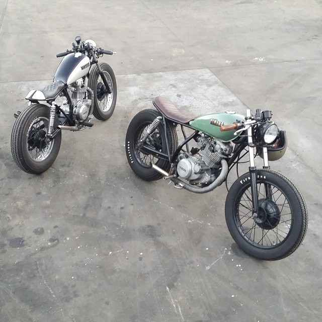 motomood:  Yamaha SR cafe racers
